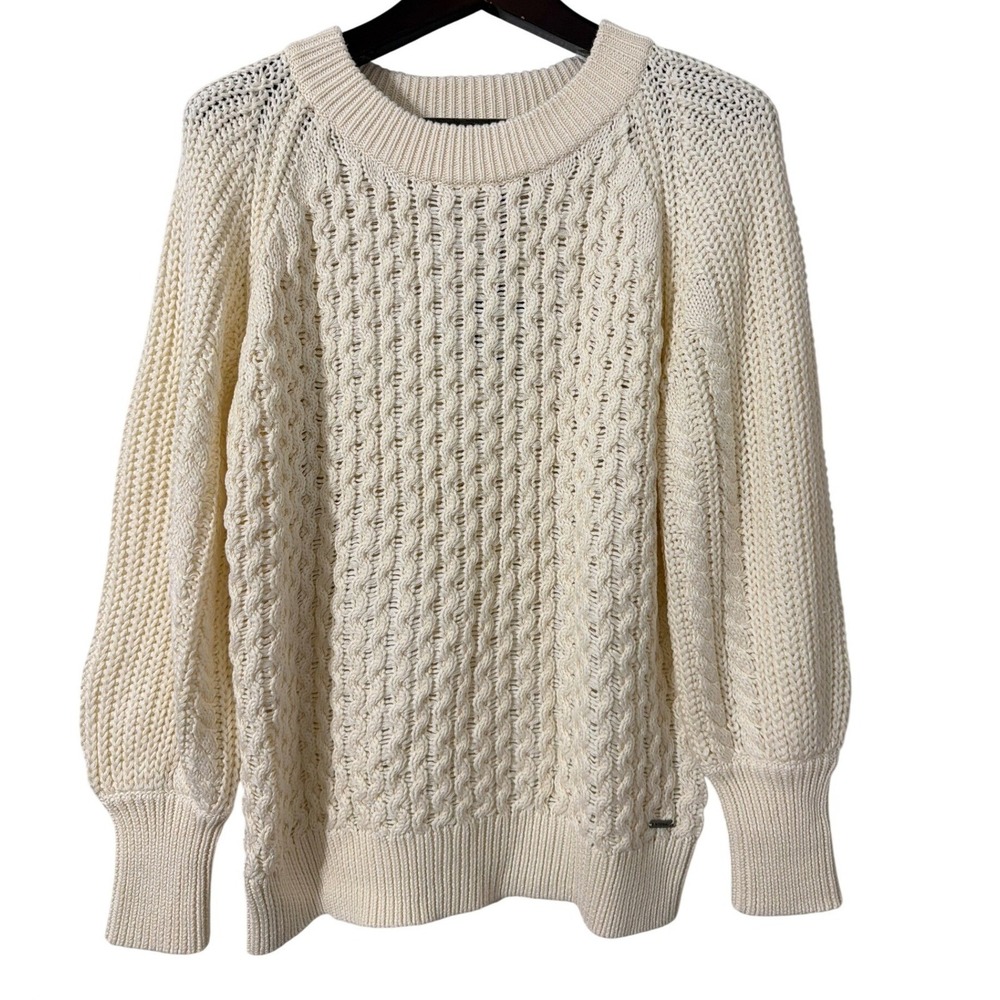 The Normal Brand Ivory Vail‎ Knit Winter Sweater Long Sleeve Women's Size L NWT